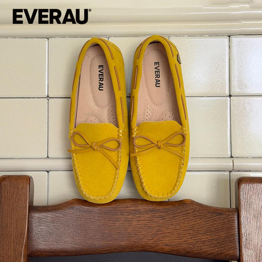 EVERAU 经典莫奈花园的缤纷朦胧梦幻多色春款女鞋豆豆鞋EA1011 商品图1