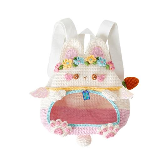 苏苏姐家萌宠包包手工diy编织钩针双肩包毛线团自制材料包 商品图4