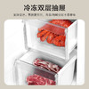海尔620L双开门对开门两门一级能效双变频风冷无霜620升冷藏冷冻超大容量纤薄可嵌入节能家用白黑金净化 BCD-620WGHSSEDWV 商品缩略图4