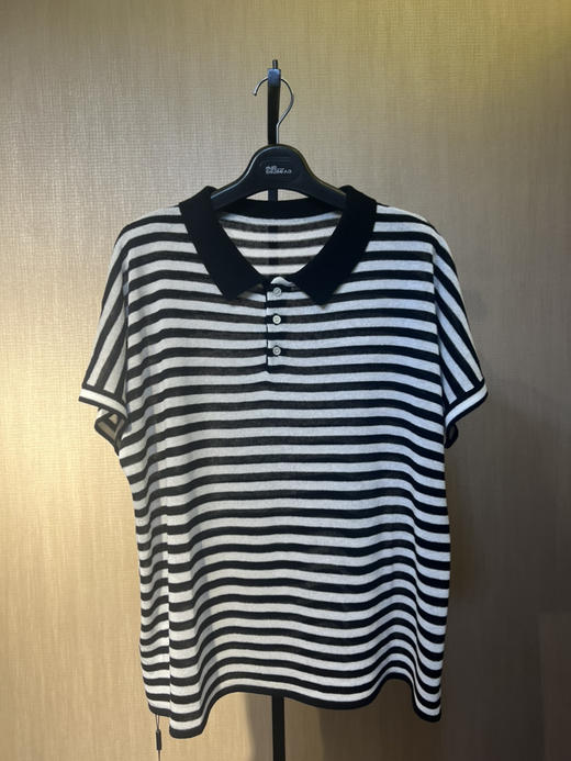 【夏装爆款翻单款莱赛尔纤维亚麻】水淼2025夏新品休闲宽松凉快翻领短袖0716 商品图7