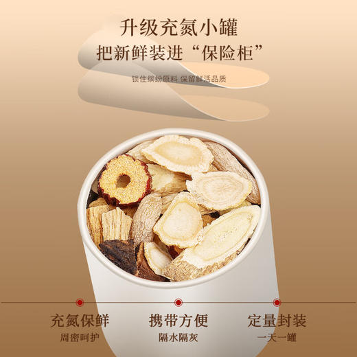 福东海 元气四宝茶200g  西洋参+麦冬+黄芪+党参组合 西洋参片茶元四宝汤煲汤炖汤食材组合材料泡水 泡茶送礼佳品 商品图5