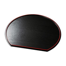 日本进口石田半月双面托盘36X32X1.5cm