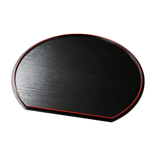日本进口石田半月双面托盘36X32X1.5cm 商品图0
