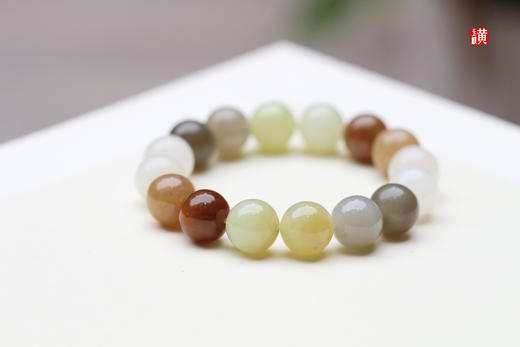 和田玉多宝手串  珠径12mm 商品图0