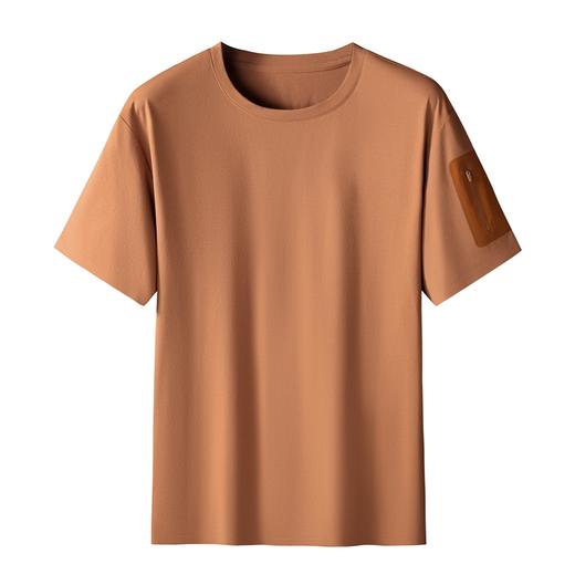 【DTH】大依优型大码圆领短袖T恤加肥加大肥佬休闲宽松运动胖子上衣男士 商品图0