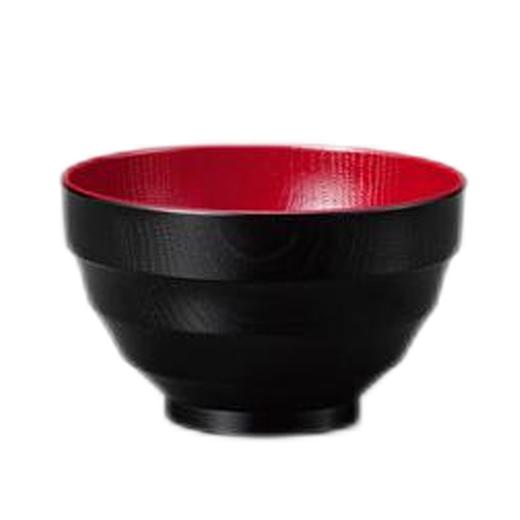 日本进口石田汤碗 堆叠汤碗黑色 大 商品图0