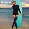 TOSWIM女士时尚速干长筒紧身大码长款印花潜水温泉沙滩冬季潜水袜 商品缩略图1