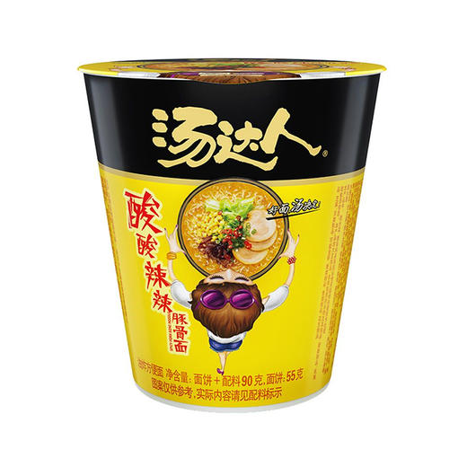 统一汤达人酸酸辣辣豚骨面杯面 90g 商品图0