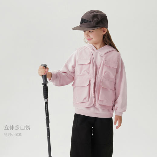 【山系户外】马克珍妮男女童三防多功能工装马甲春装新款250090 商品图2