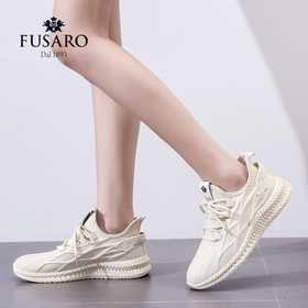 【意大利Fusaro 情侣款飞织鞋】男女同款情侣飞织鞋春夏透气超轻防滑防水防污飞织鞋