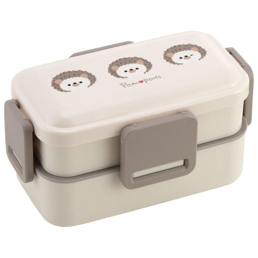 日本进口Skater双层饭盒Pompon卡通老鼠 商品图0