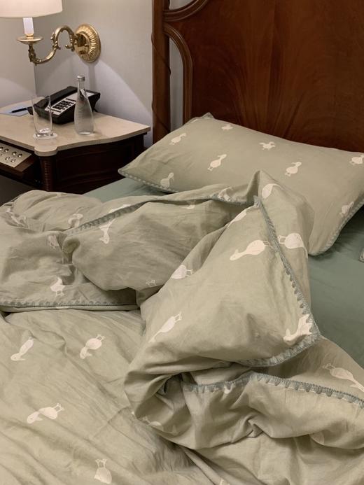 「春夏四件套」A类婴儿水洗双层纱 

柔软 透气 舒适 吸汗 一年四季可用12个款式（ 一套包含2个枕套+1个床单+1个被套） 商品图6