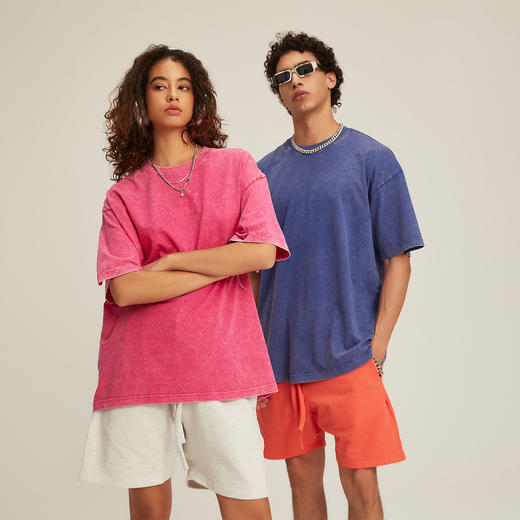 【89元/2件 230g重磅 水洗蜡染】致造zzao 水洗纯棉短袖T恤（多色 下单备注颜色全称） 商品图4