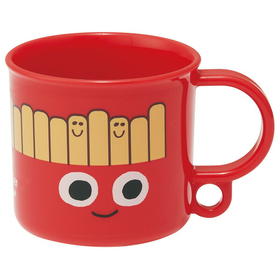 日本进口Skater清洗塑料杯卡通汉堡土豆