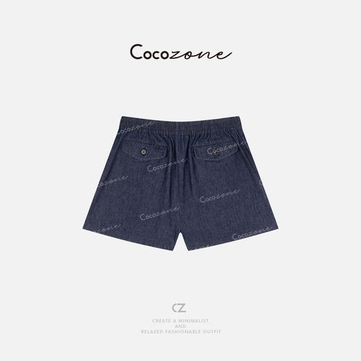 COCO ZONE 2025春夏新款时尚简约松紧腰短裤CD1A0443 商品图1