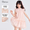 笛莎千与2025夏季新款女童甜美公主A版雪纺连衣裙 商品缩略图1