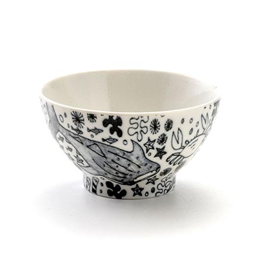 日本进口MINORU TOUKI 110茶碗 海的伙伴 商品图0