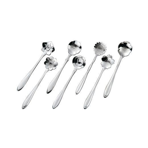 日本进口佐藤金属咖啡勺梅花 商品图0