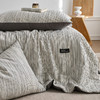 自然醒原创侘寂夏被全棉色织提花轻奢夏季空调被薄被子被芯床单床品四件套LFS 商品缩略图5