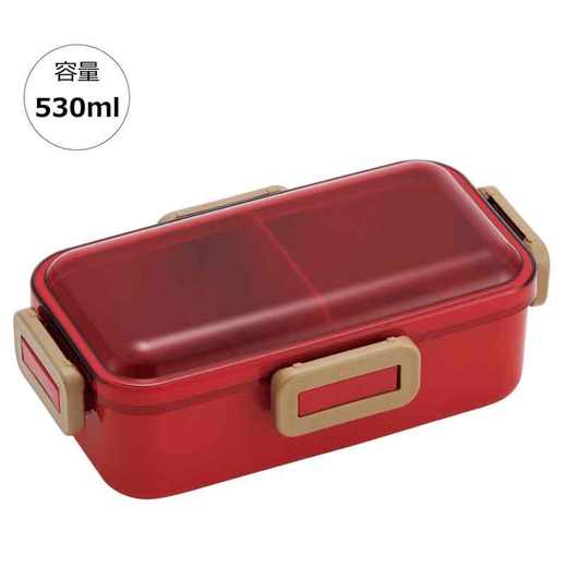 日本进口Skater抗菌饭盒樱桃红 商品图0