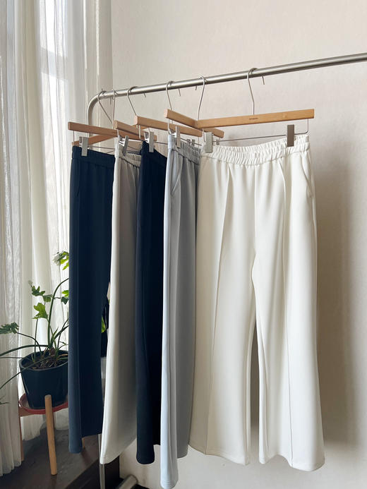 【奔跑无束缚】噢蜜ooomeooo云朵抗皱直筒裤 商品图9