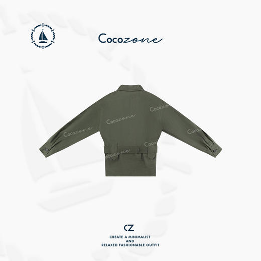 COCO ZONE 刘一一【黑标系列】异域度假风100纯亚麻外套CD1A0495 商品图1