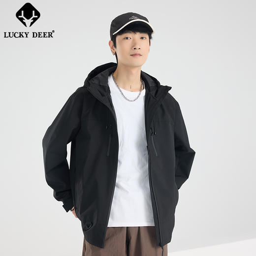 LUCKY DEER/幸运鹿情侣款山系轻量化防风防泼水单层外套（96168） 商品图7
