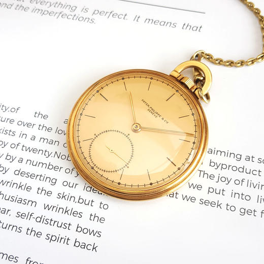 【95新】PATEK PHILIPPE 百达翡丽18k黄金小三针怀表47MM201025LV02 商品图2