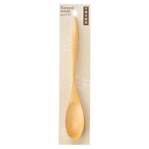 日本进口石田白木甜点匙带衬纸19.5cm 商品图0