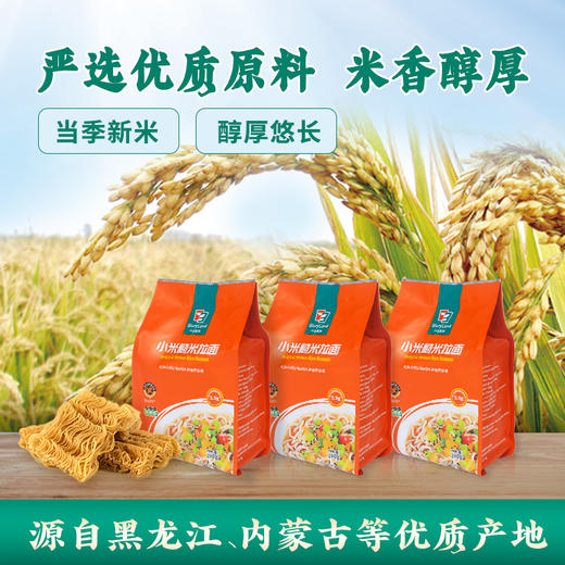 谷品新约 无麸质小米拉面无小麦无白面粉粗粮0钠0脂桥本敏宝饮食早餐 商品图3