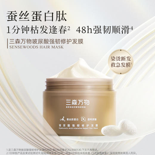 【新品】三森万物玻尿酸强韧修护发膜[200.00g/盒] 商品图1