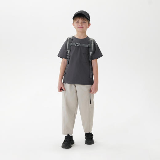 【弹力速干】马克珍妮男童山系户外轻量机能裤2025新款250059 商品图1