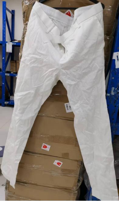 8033996748375 Emporio Armani男士白色全棉长裤 商品图2