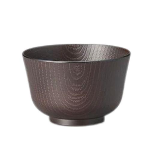 日本进口石田汤碗 外翻黑色 商品图0