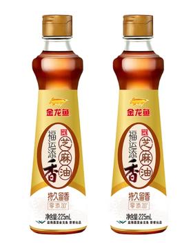 金龙鱼福运添香芝麻油-级225ml*2瓶
