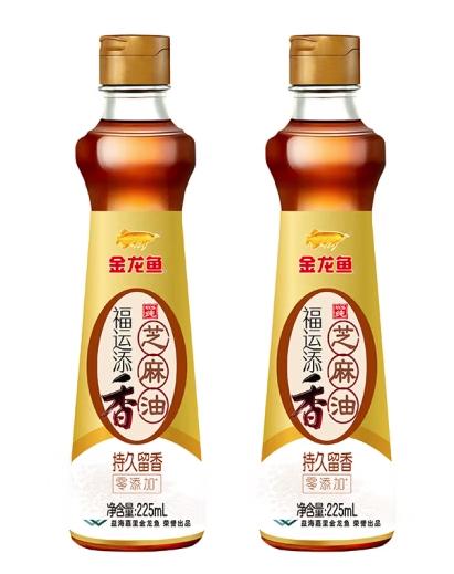 金龙鱼福运添香芝麻油-级225ml*2瓶 商品图0