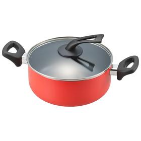 日本进口TAMAHASHIEstel铝双手锅22厘米