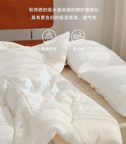 【排湿抑菌】亚duo同款！A类棉质大豆纤维被 保暖透气 舒爽不燥热 抑菌排湿 单双人舒睡棉被被芯春秋被四季被 商品图3
