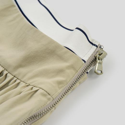 GOODBAI 收腰织带双层褶皱泡泡短裙 商品图4