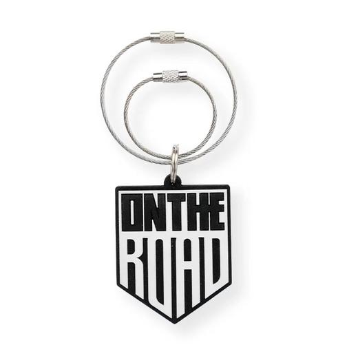 侣行 张昕宇梁红 ON THE ROAD硅胶双面钥匙扣挂饰 商品图3