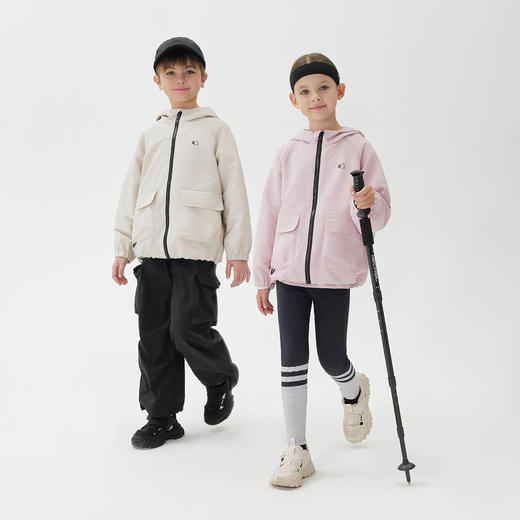 马克珍妮男女童城市户外三防外套儿童衣服2025春装新款250117 商品图1