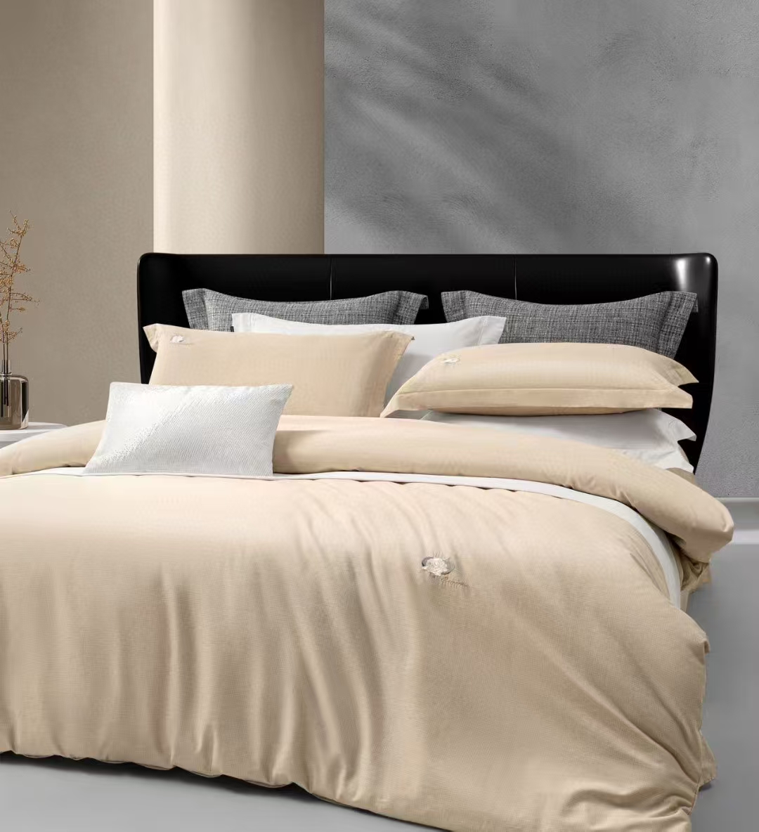 2025春夏 全棉绣花四件套 100%棉，柔软舒适，享受云端般睡眠体验