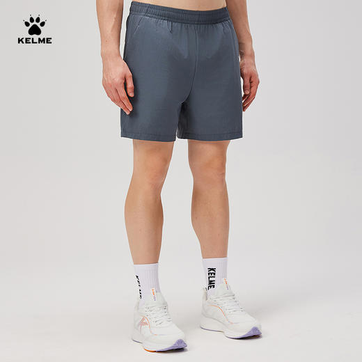卡尔美2025新款男士男式假两件梭织短裤 商品图6