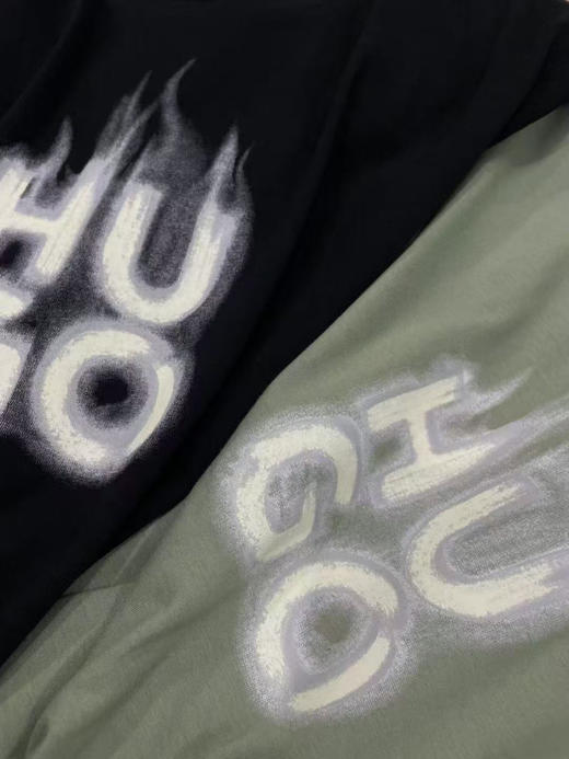 外贸原单正品BOSS男士新款圆领短袖T恤衫纯棉T恤徽标圆领套头短袖T恤 男款   黑色。军绿
S码 。M码。L码。XL码。XXL码 商品图5