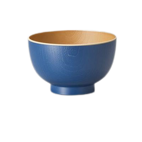 日本进口石田PC汤碗 Hill靛青