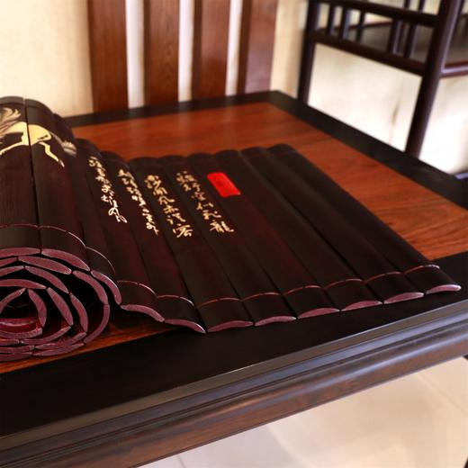 48cm八骏图°竹雕画简书 商品图10