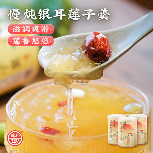 德和 慢炖银耳莲子羹罐头380g/罐  水果罐头#润 商品图9
