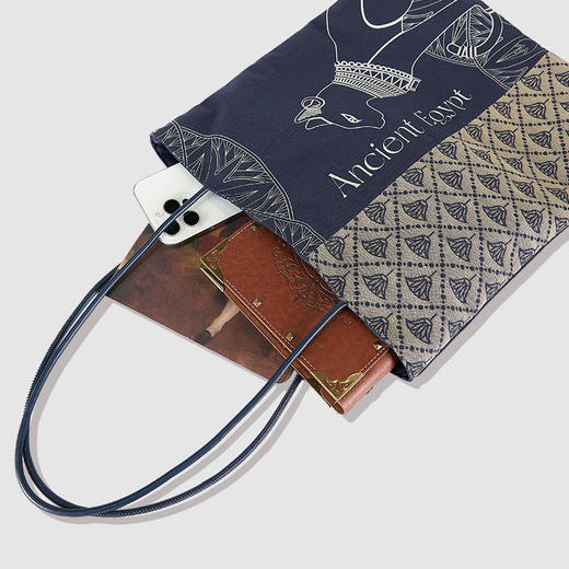 大英博物馆安德森猫提花牛仔2025新款女单肩包高级感通勤包 商品图3