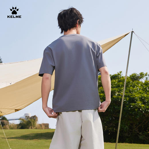 卡尔美2025新款男女同款中性短袖T恤 商品图5