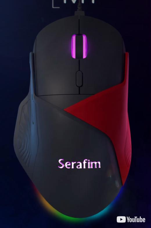 Serafim M1pro RGB变形鼠标Paw3335 16000dpi无线/有线双模 可拆外壳 商品图3